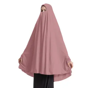 10 Color Options Muslim Women Modal Arab Jilbab Sleeved