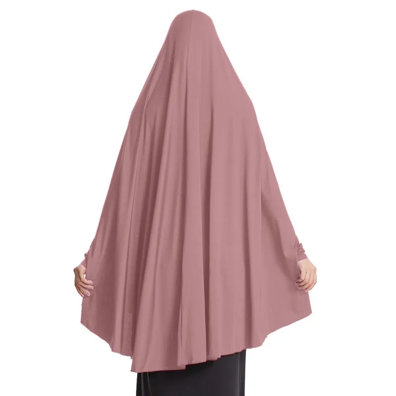 10 Color Options Muslim Women Modal Arab Jilbab Sleeved