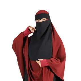 9 Color Options Islamic Muslim Women Face Veil Niqab