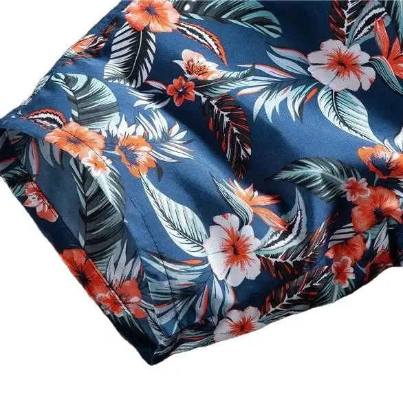 Aesthetic Cayenne Flower Beach Shorts