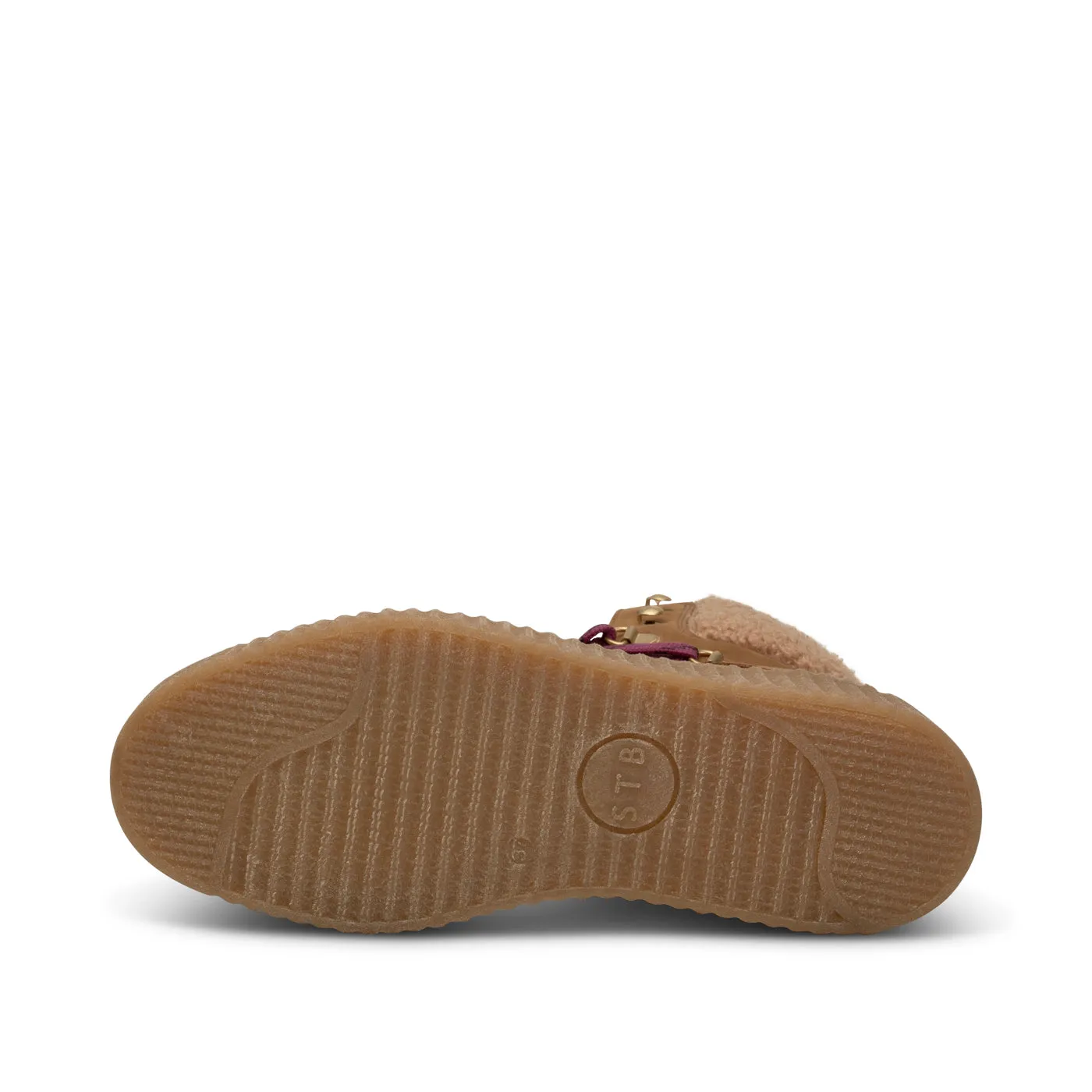 Agda Støvle Nubuck Læder - CAMEL