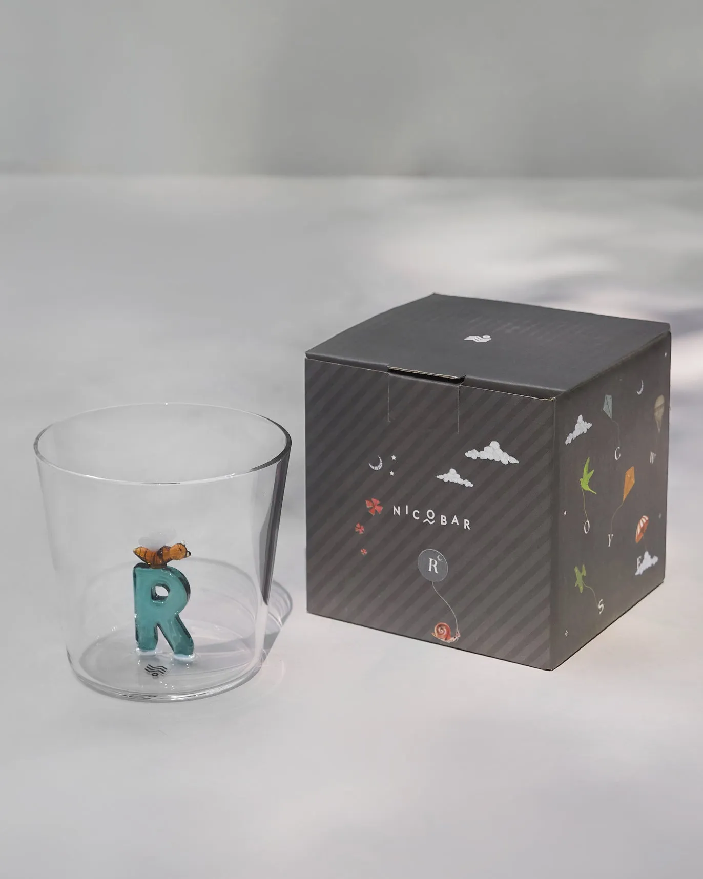 Alphabet Glass - R