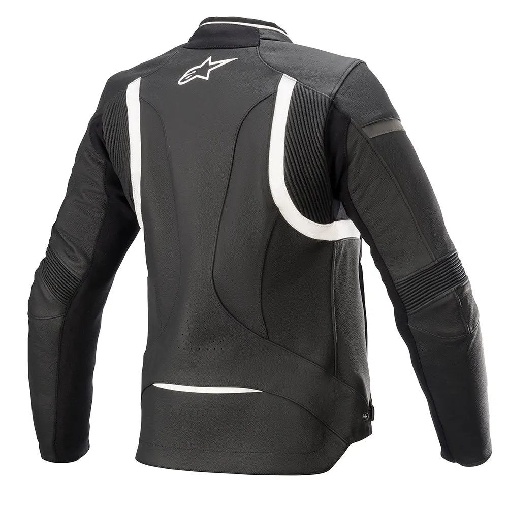 Alpinestars Stella Kira V2 Leather Jacket Black/White