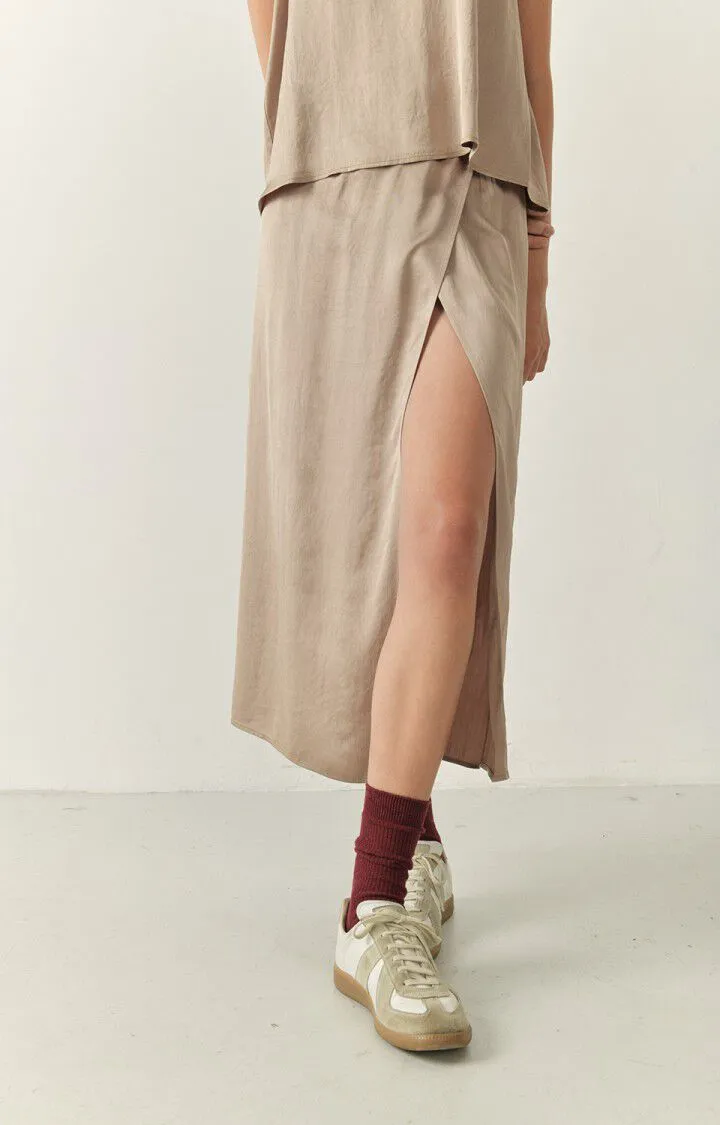 American Vintage Widland Skirt in Taupe