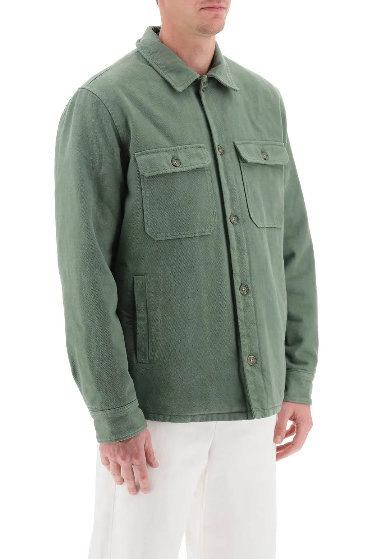 A.P.C. alessio padded overshirt