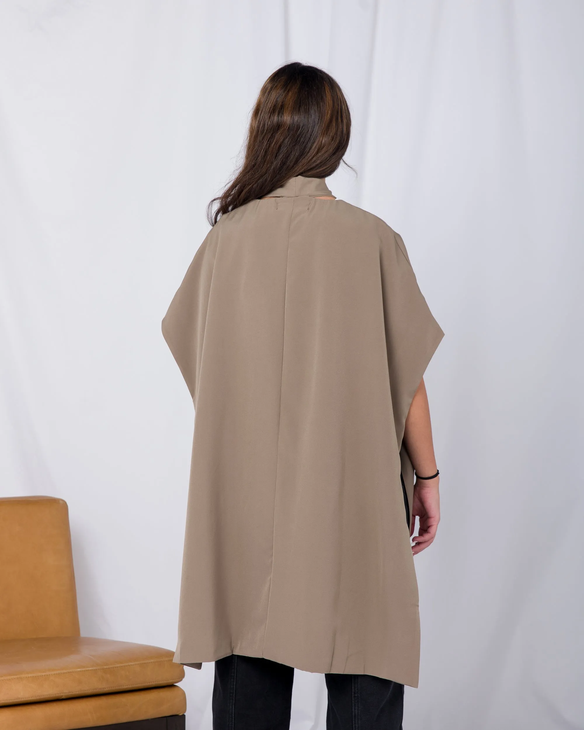 Arkatha Flap pocket single cape Jacket 2710 - جاكيت