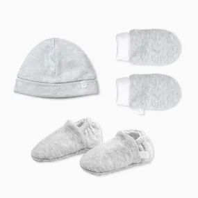 Baby Mittens, Booties & Hat Set