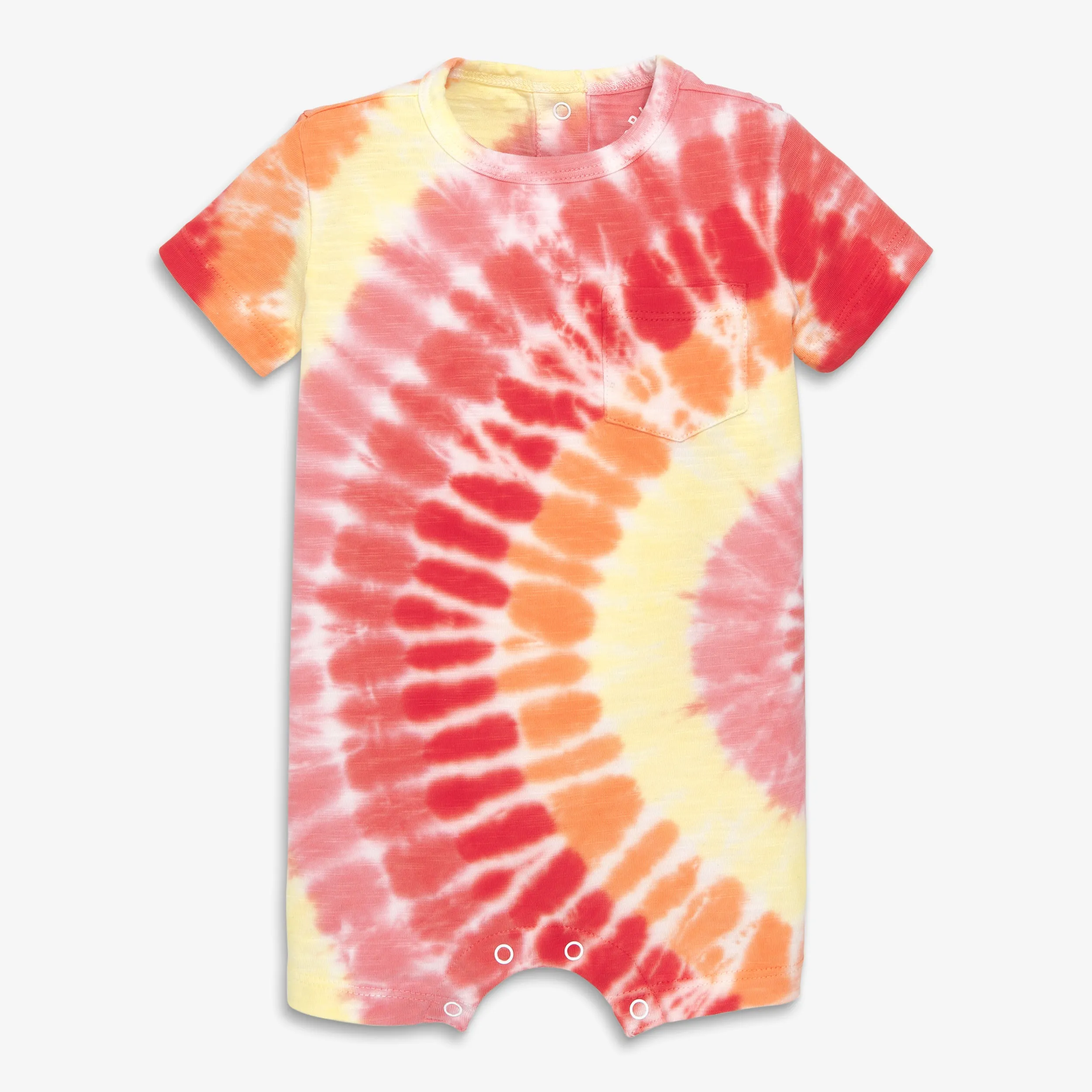 Baby pocket shortie in tie-dye