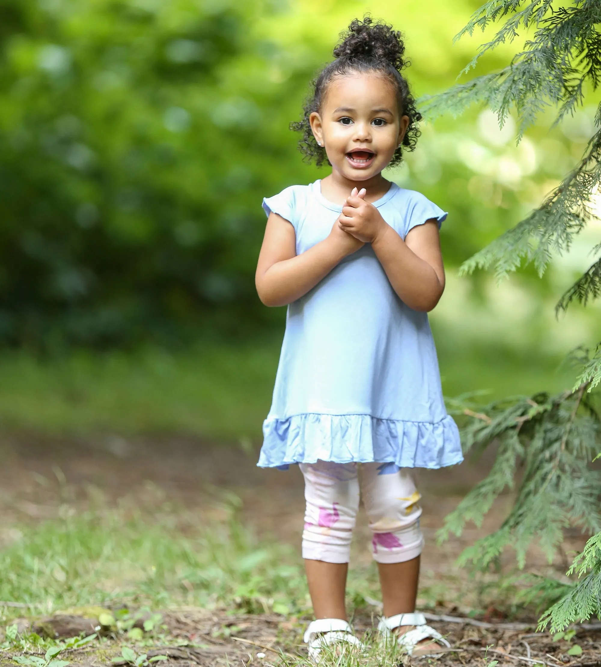 Bamboo A-Line Dress w/Bloomer (Easter Egg)