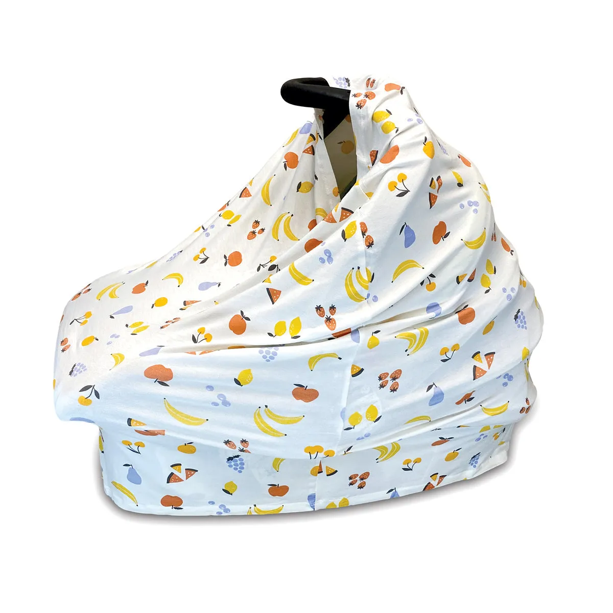 Bamboo Baby Cover & Nursing Poncho (Fruit Salad Print)