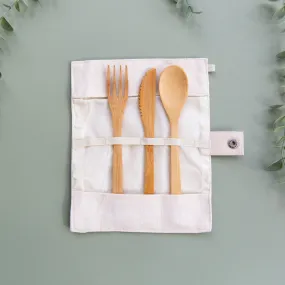 Bamboo Cutlery Travel Set