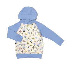 Bamboo Fleece Pullover Hoodie (Wildflower Print)