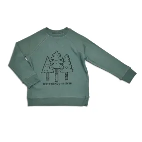 Bamboo Fleece Sweatshirt (Pine/Best Friends)