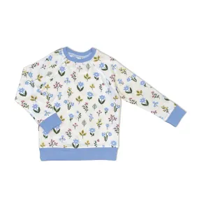 Bamboo Fleece Sweatshirt (Wildflower Print)