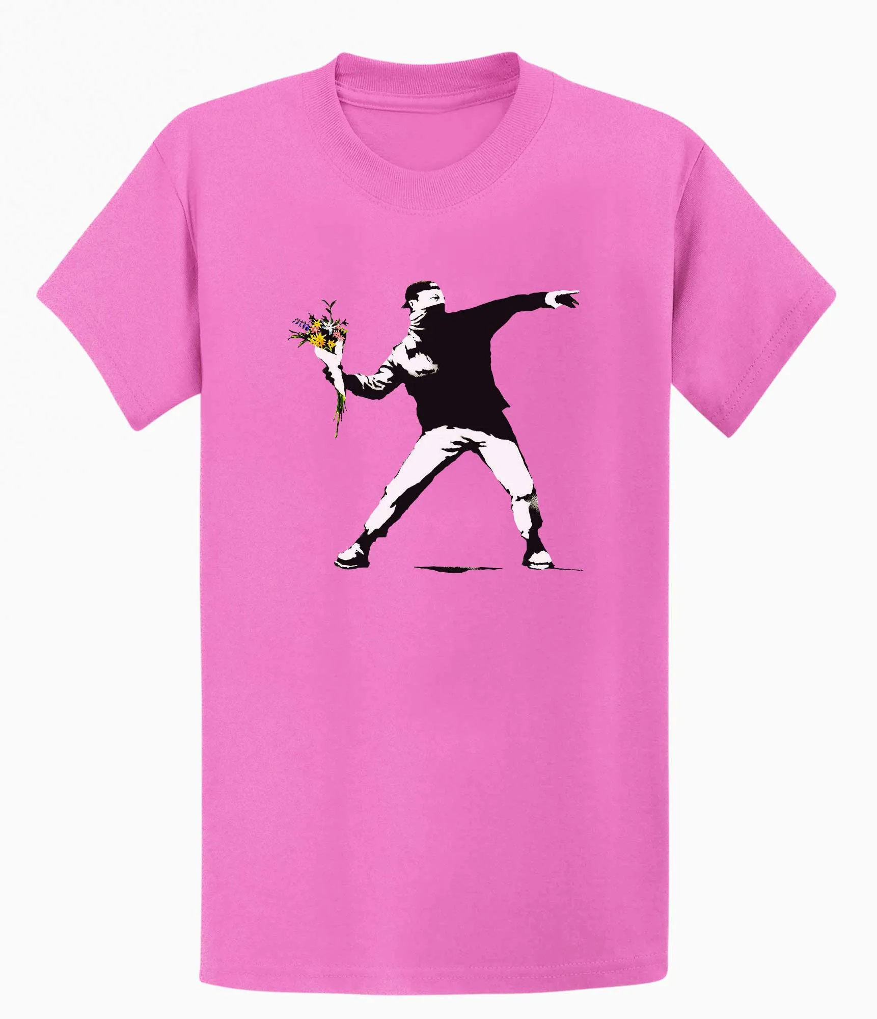 Banksy Rage Flower Thrower T-shirt