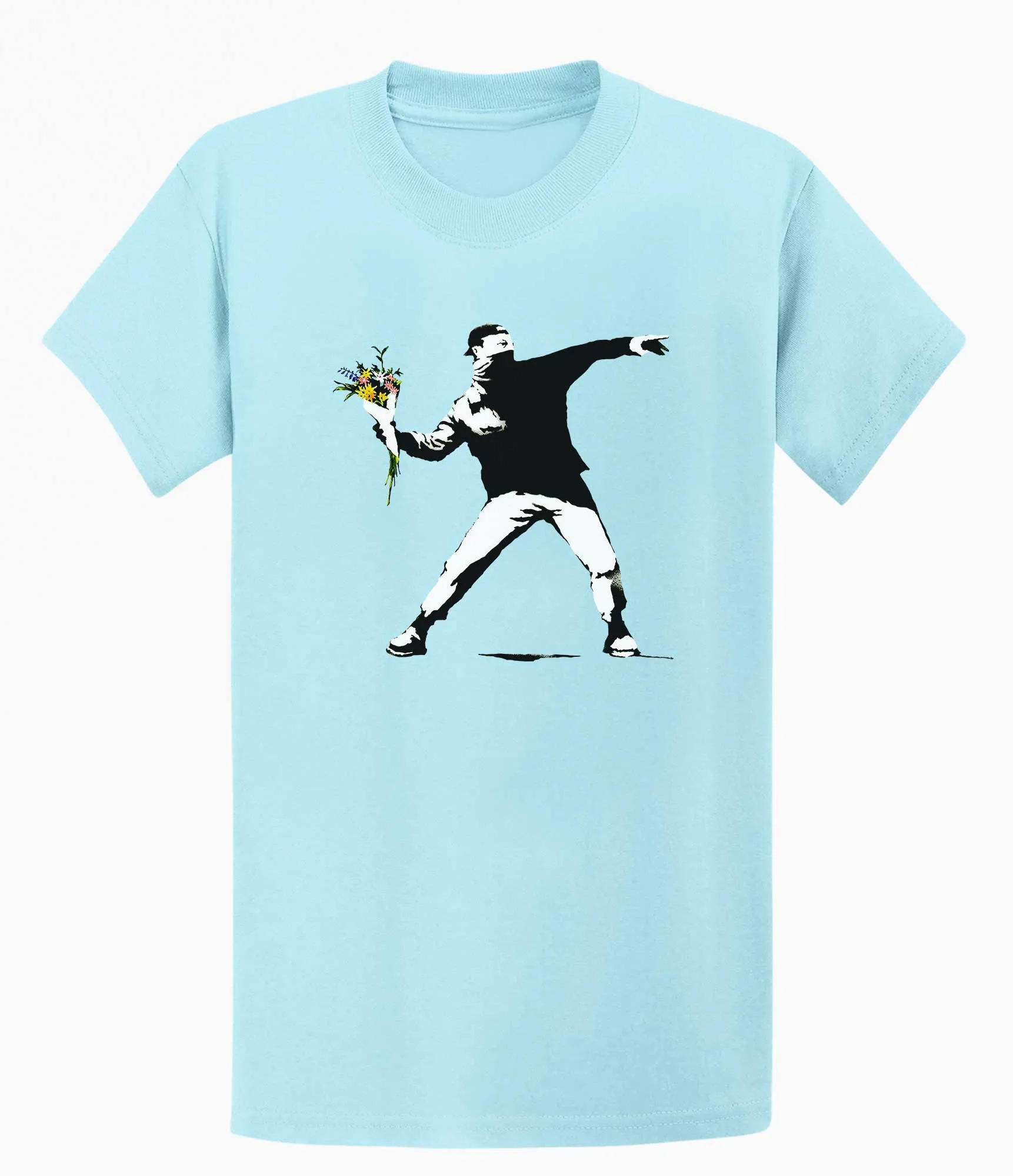 Banksy Rage Flower Thrower T-shirt