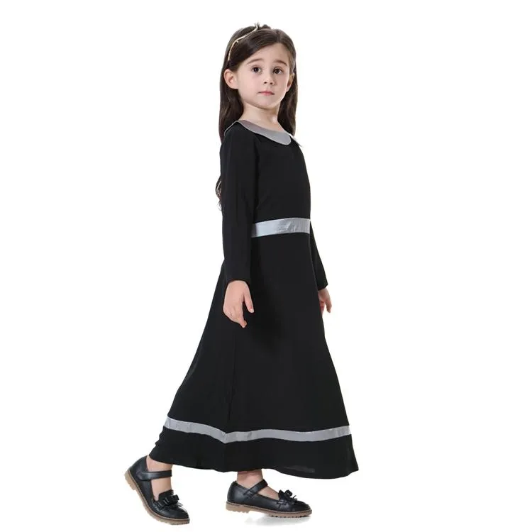 Beautiful Muslim Dress Young Girls Wear Kids Abaya