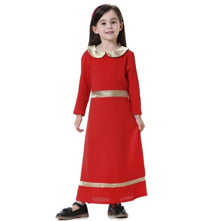 Beautiful Muslim Dress Young Girls Wear Kids Abaya