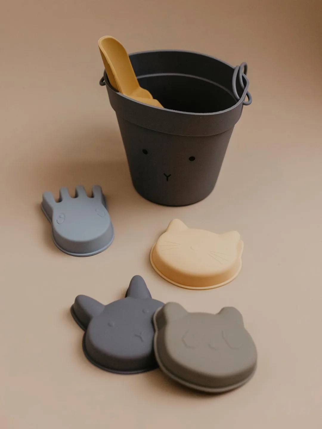 Bucket & Toys Set - Blue Bear