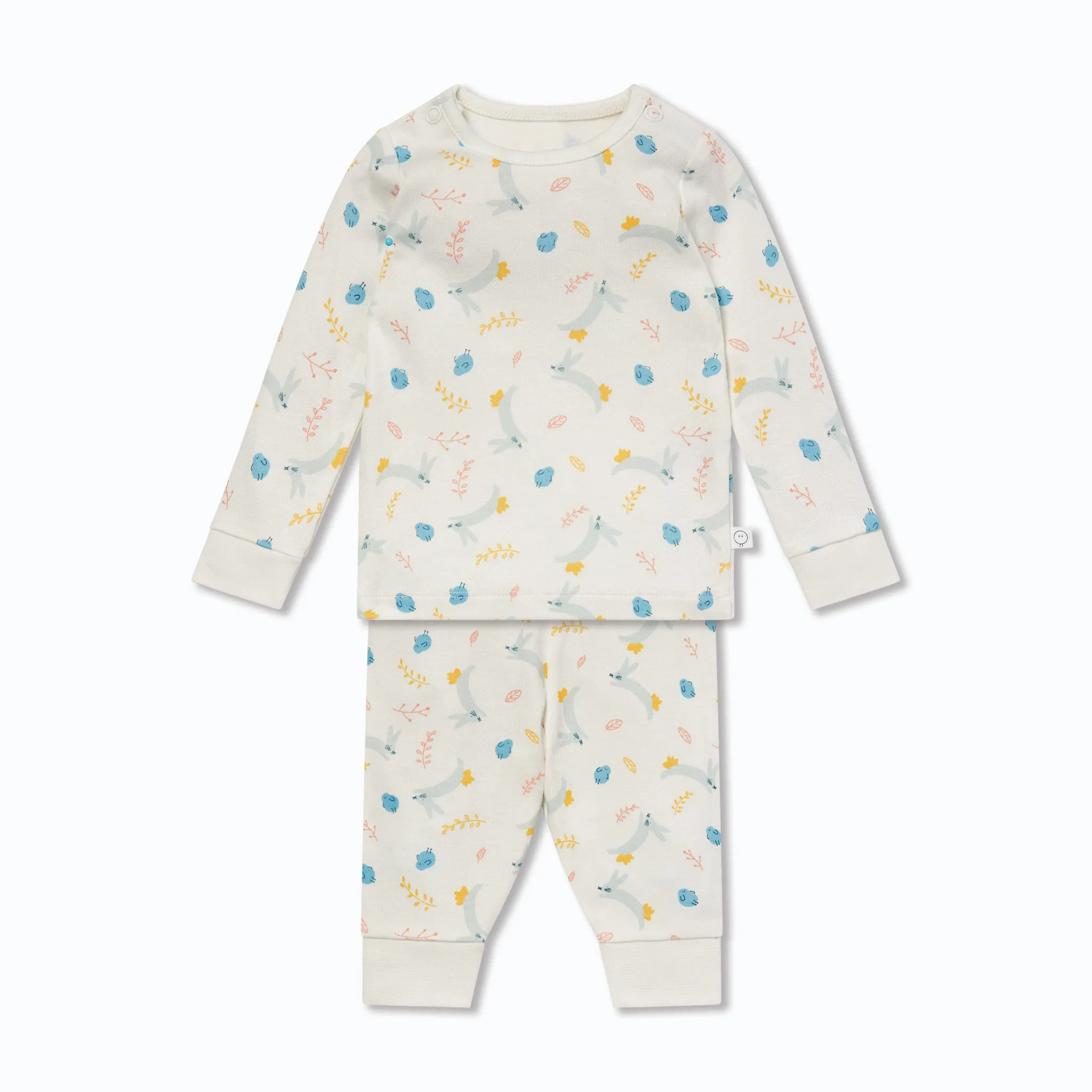 Bunny Print Pajama Set