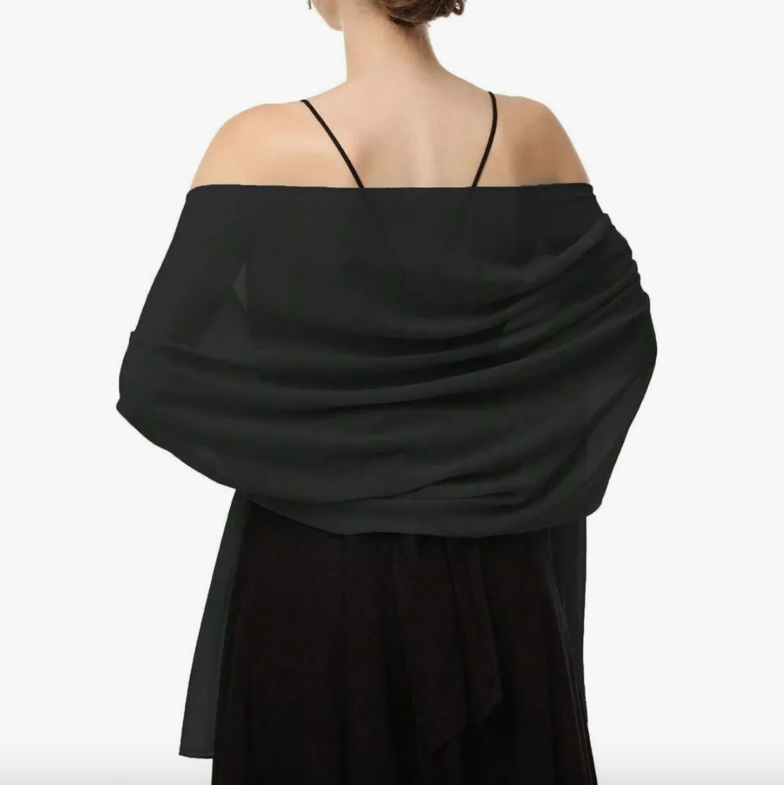 Caden Wrap Shawl - Black