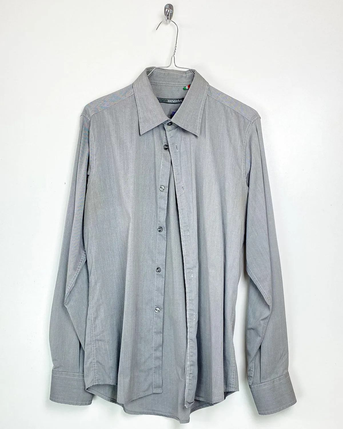 Camicia Basic Grigio Perlato  M