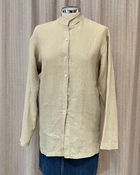 Camicia In Lino Basic  S