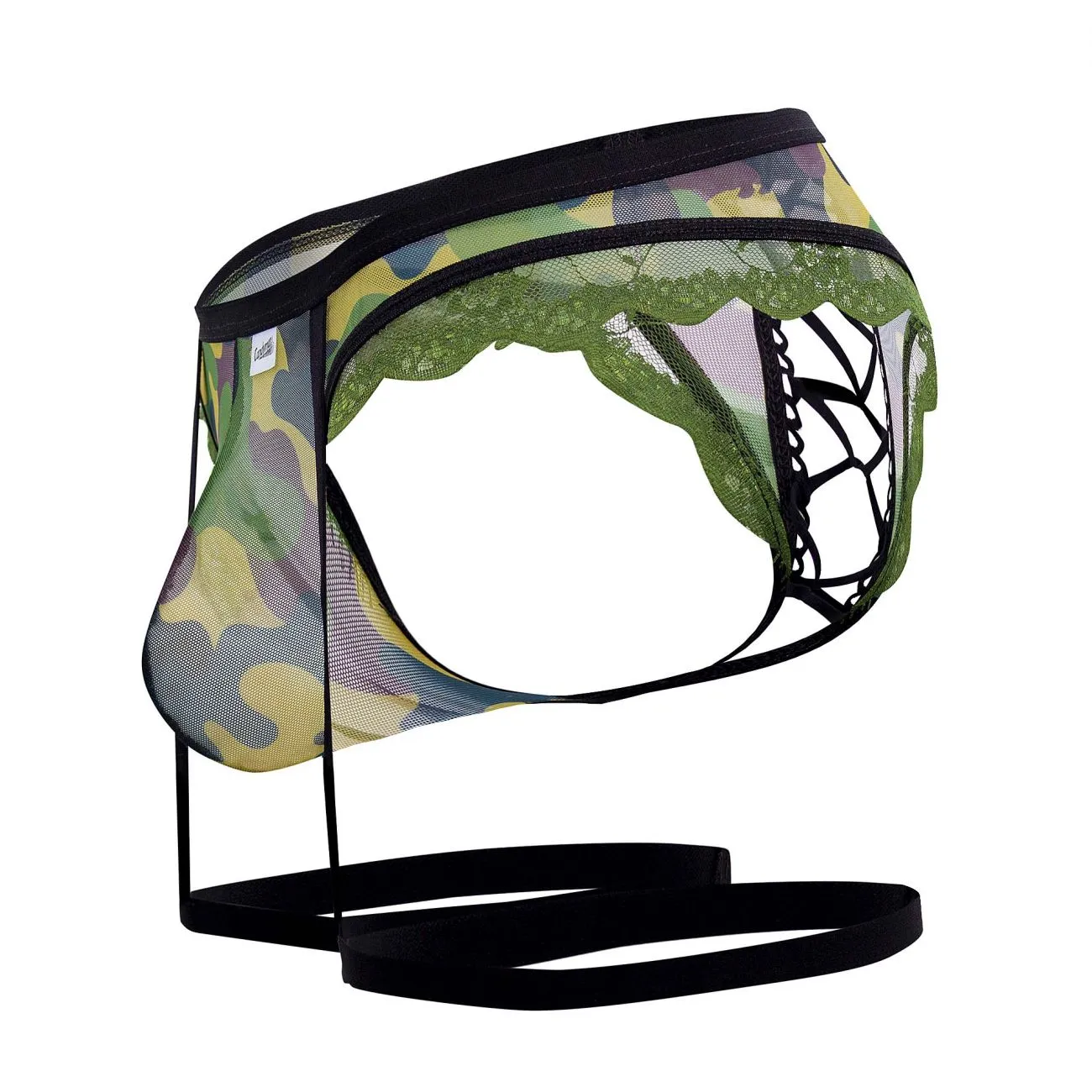 CandyMan Garter Camo Thongs