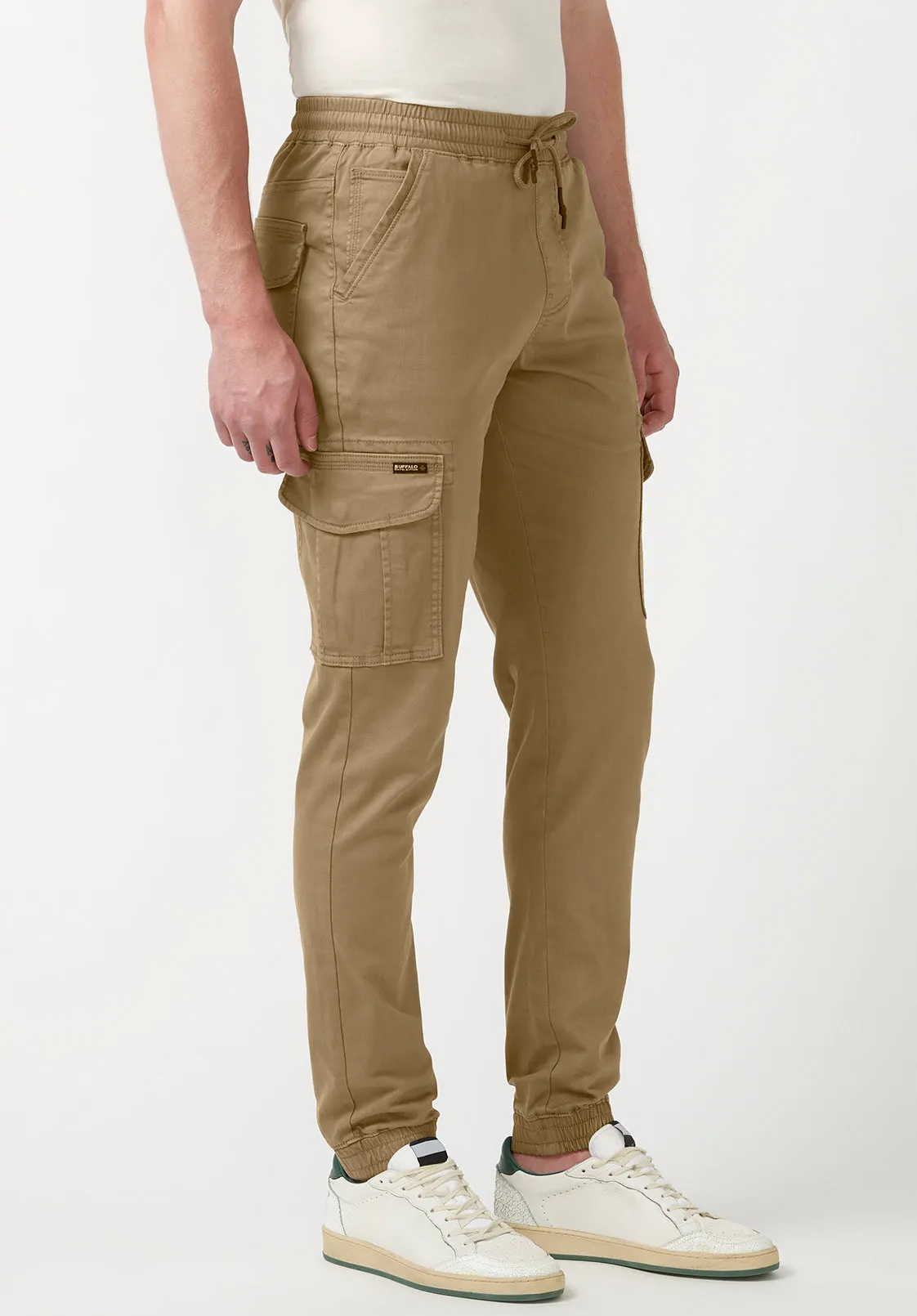 Cargo Tom Men's Jogger Pants in Dark Beige - BM22930