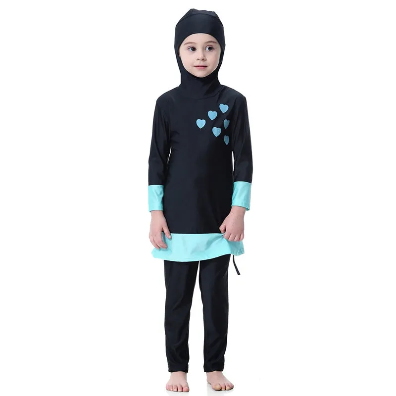 Child Burkini Muslim Girl Swimwear Swimsuit