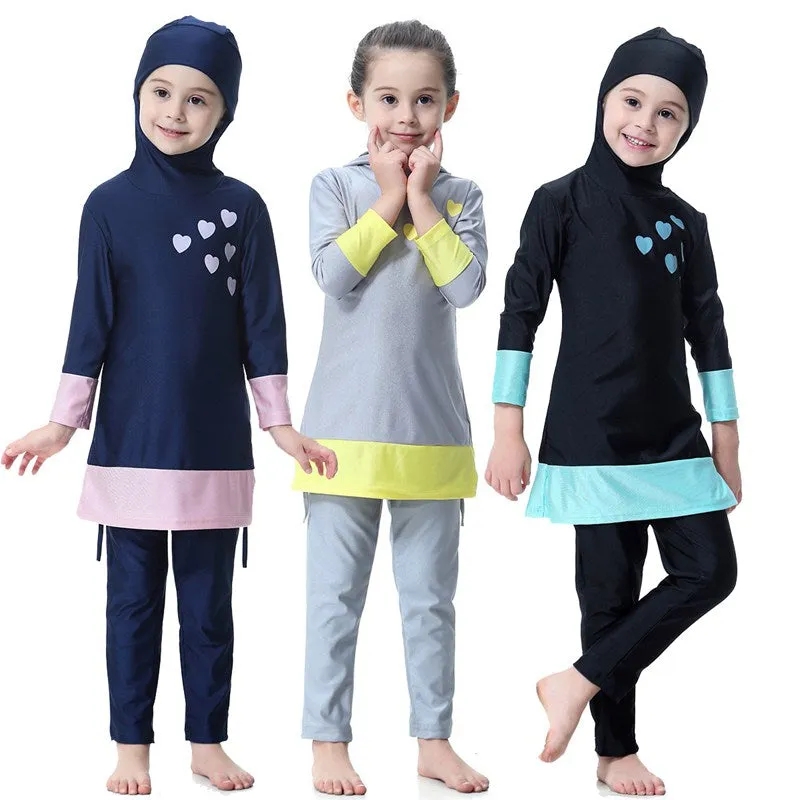 Child Burkini Muslim Girl Swimwear Swimsuit