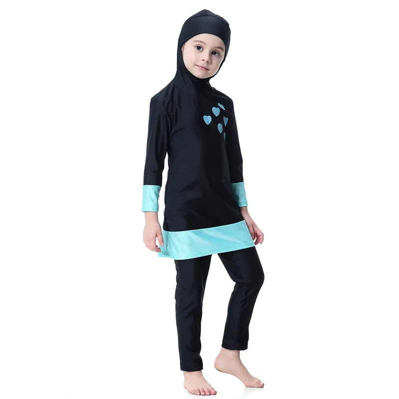 Child Burkini Muslim Girl Swimwear Swimsuit