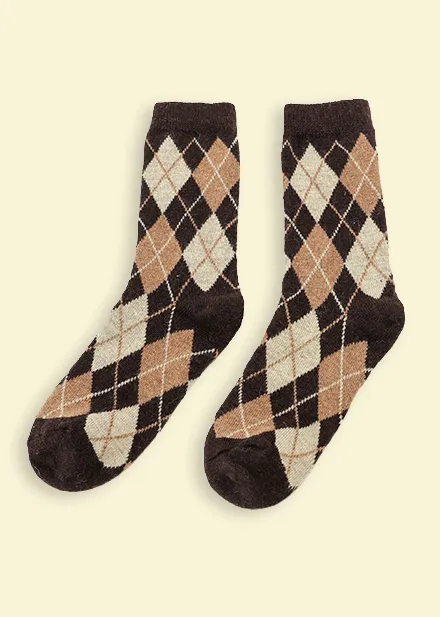 Classic Argyle ankle socks