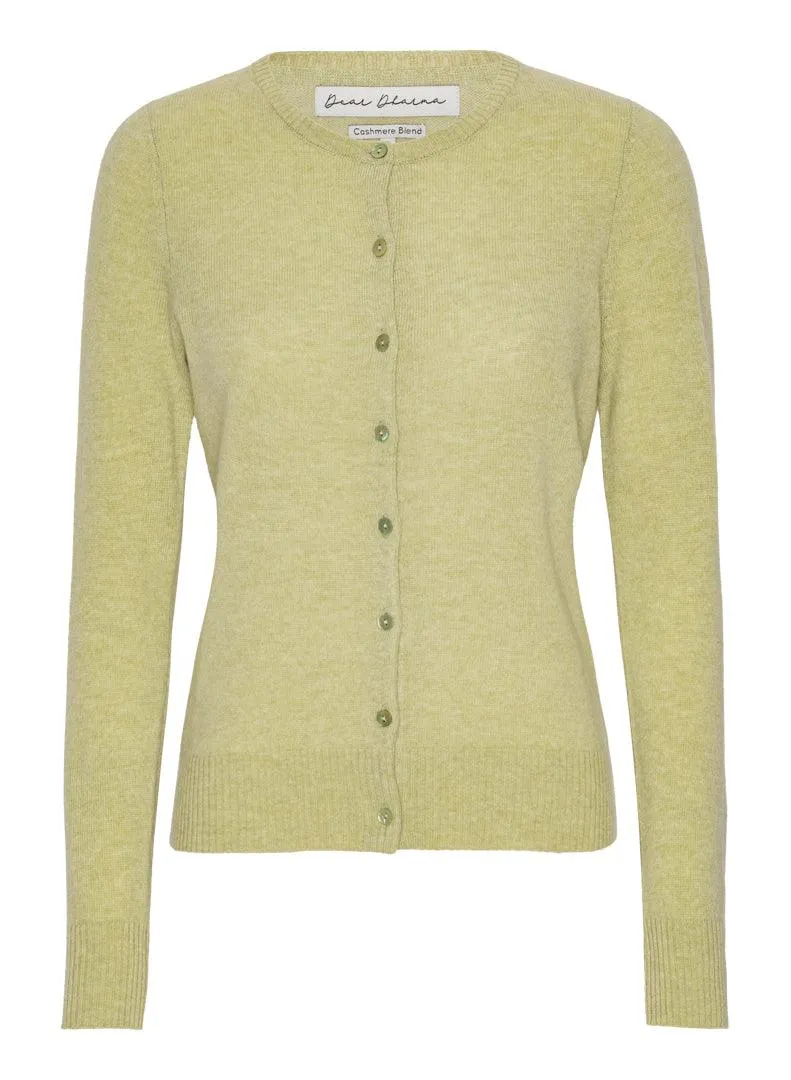 Classic Cardigan Tea Green