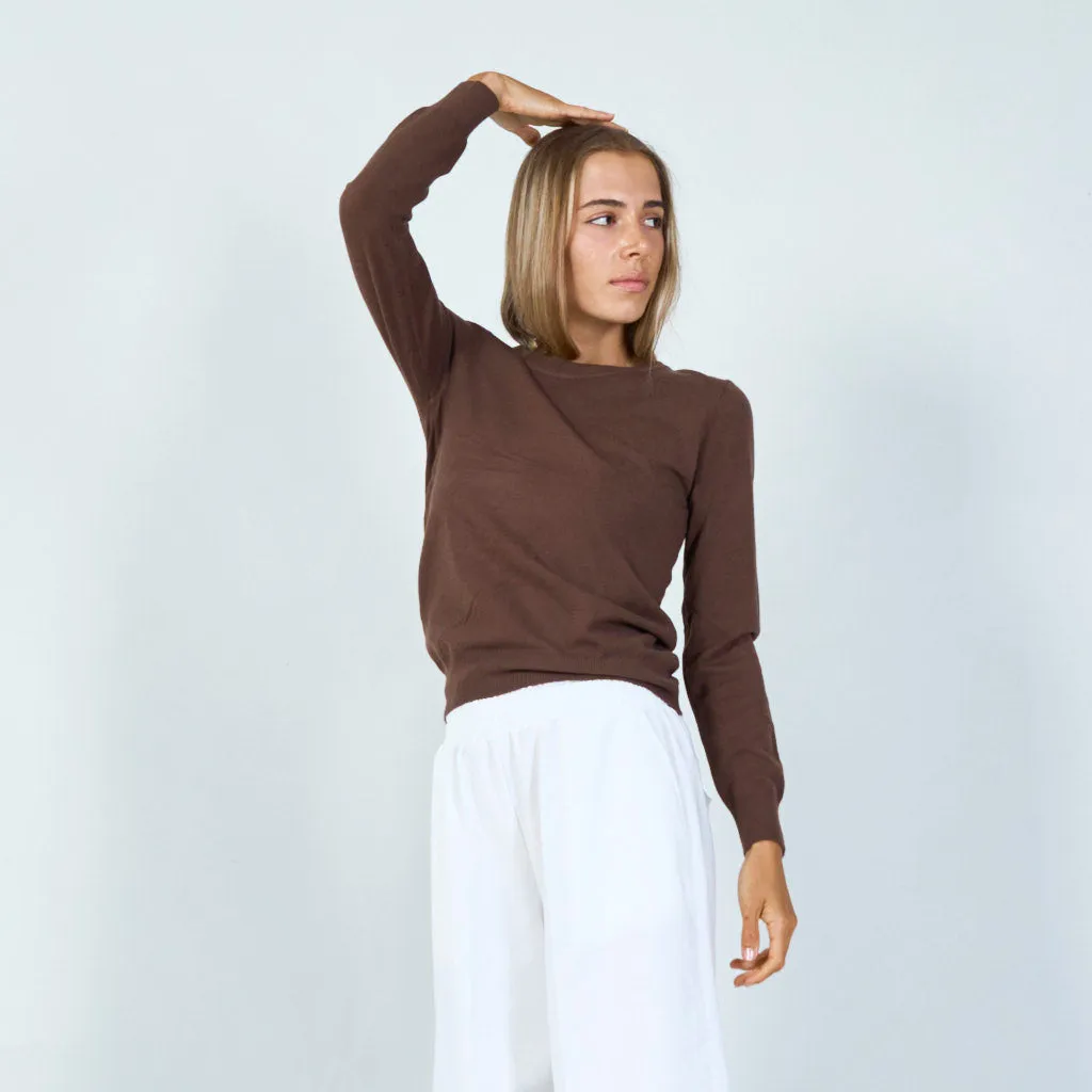 Classic crewneck pullover wholesale