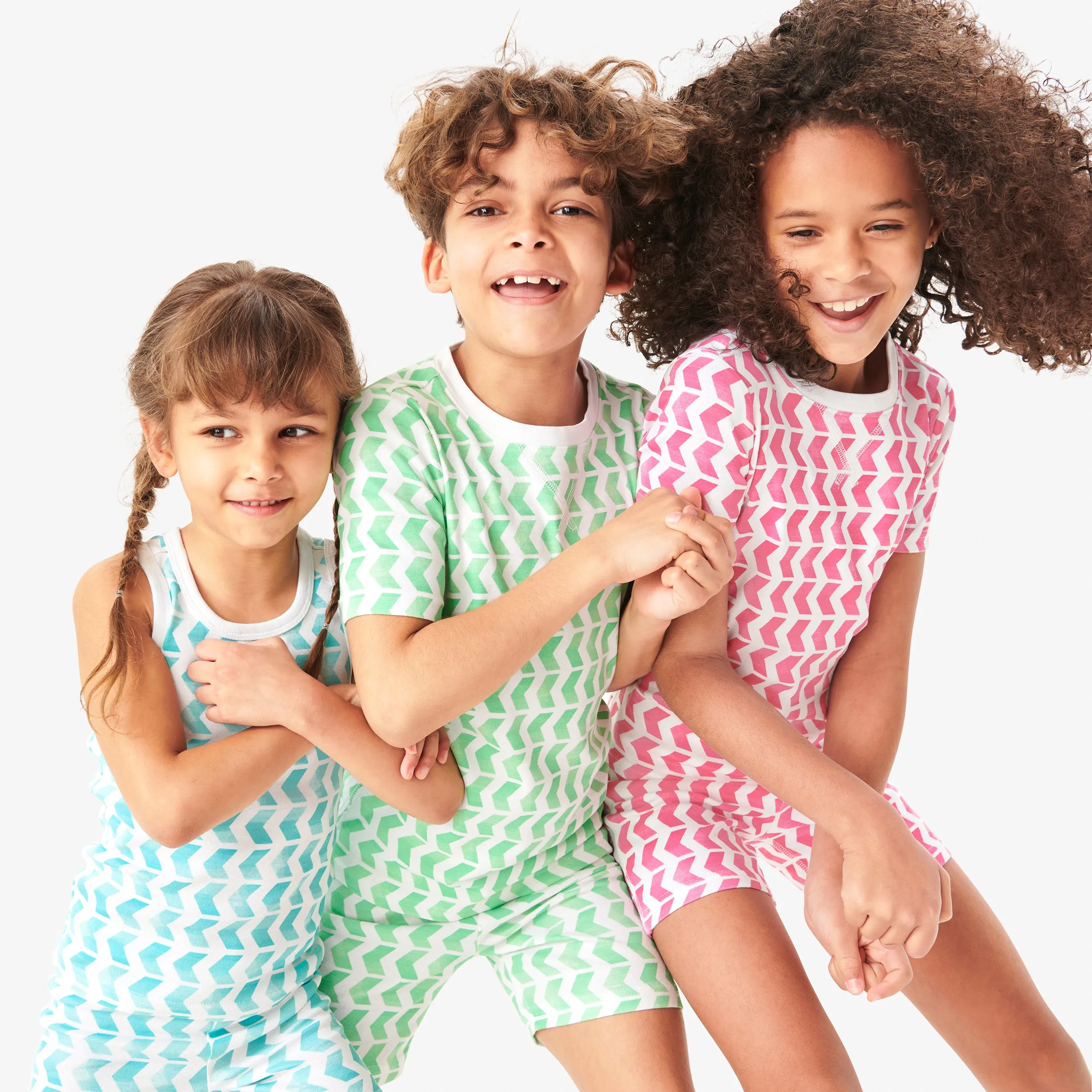 Clearance kids organic pj tank in tile