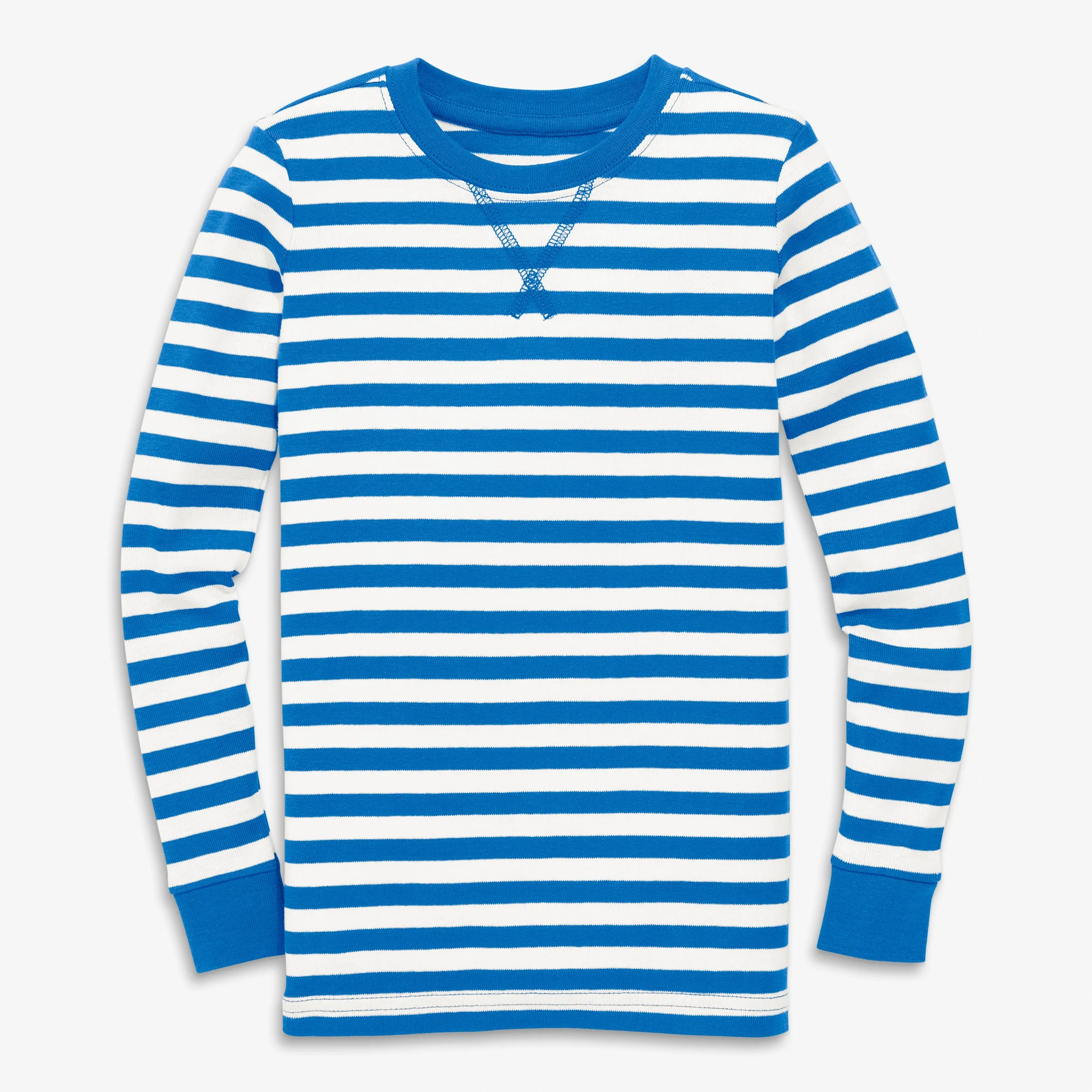 Clearance kids organic pj top in stripe