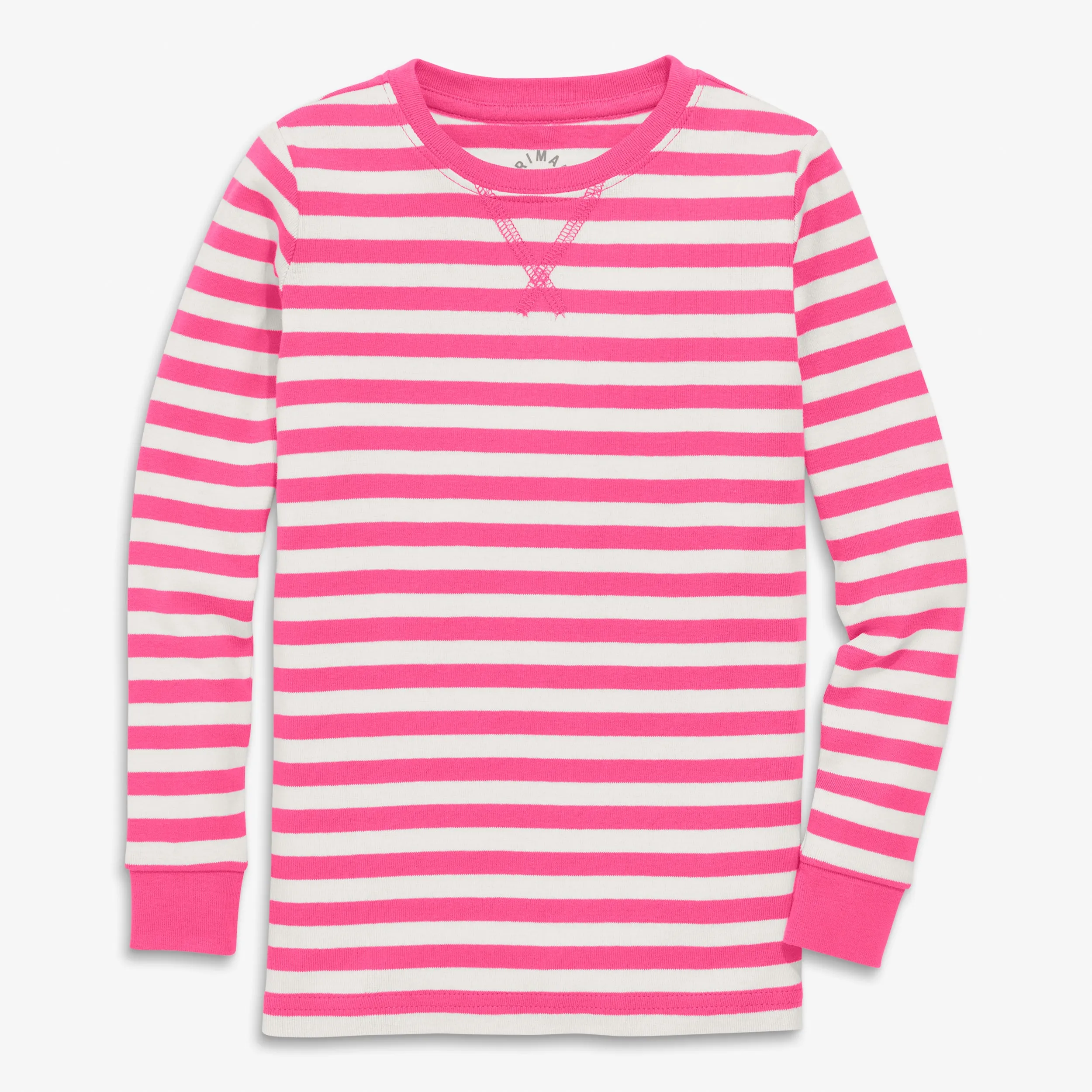 Clearance kids organic pj top in stripe