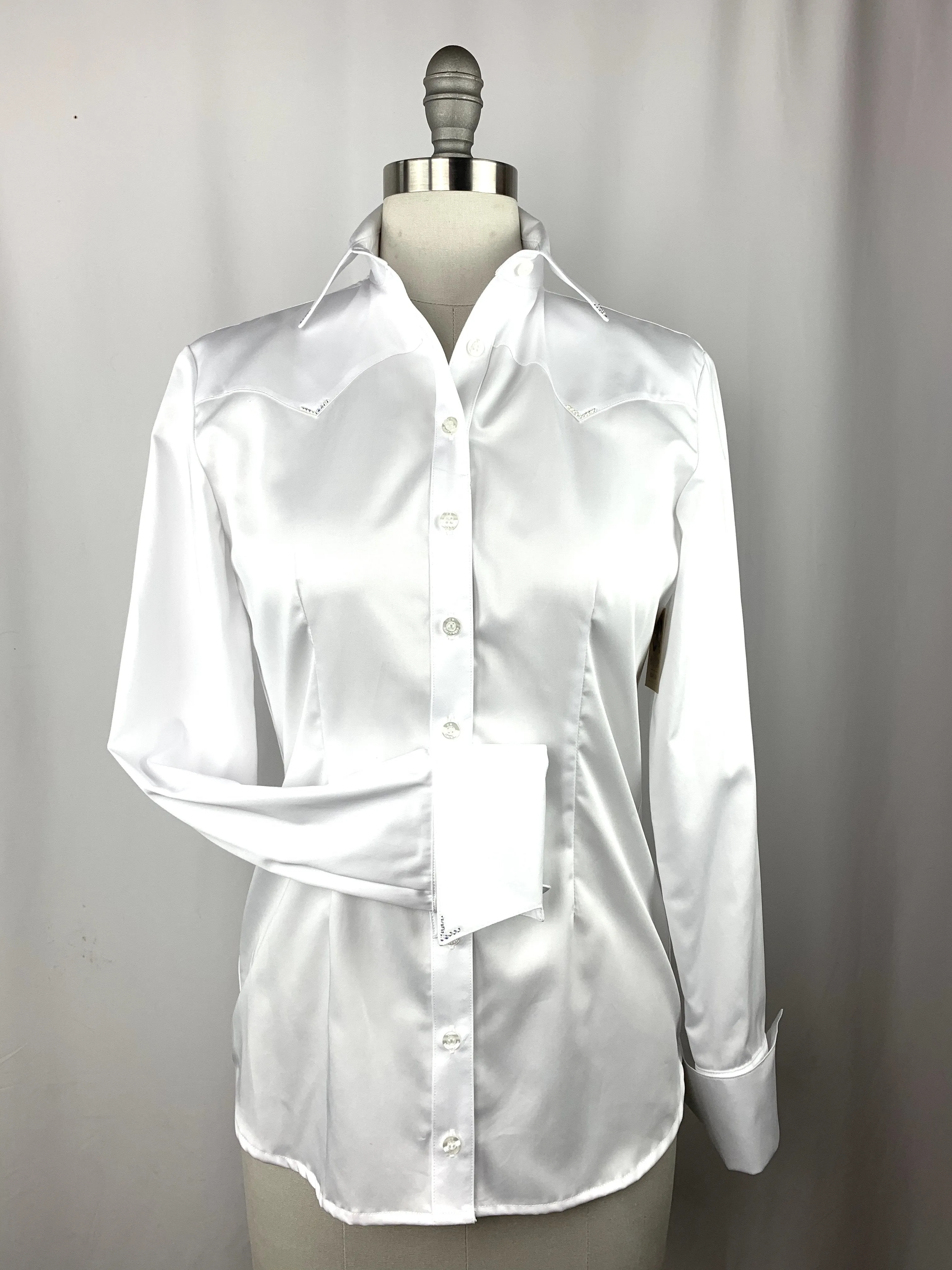 CR Classic White Cotton Sateen - FINAL SALE