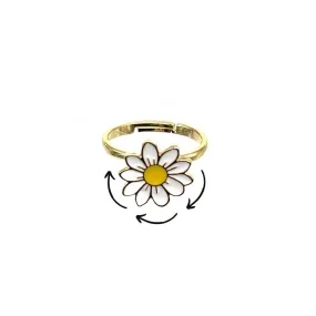 Daisy Fidget Spinner Ring