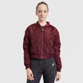 Essential Bomber Jacket (Maroon)