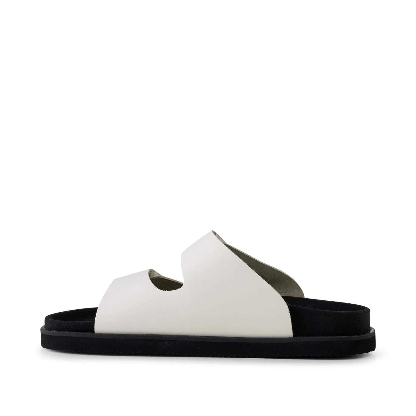 Fern sandal læder - OFF WHITE