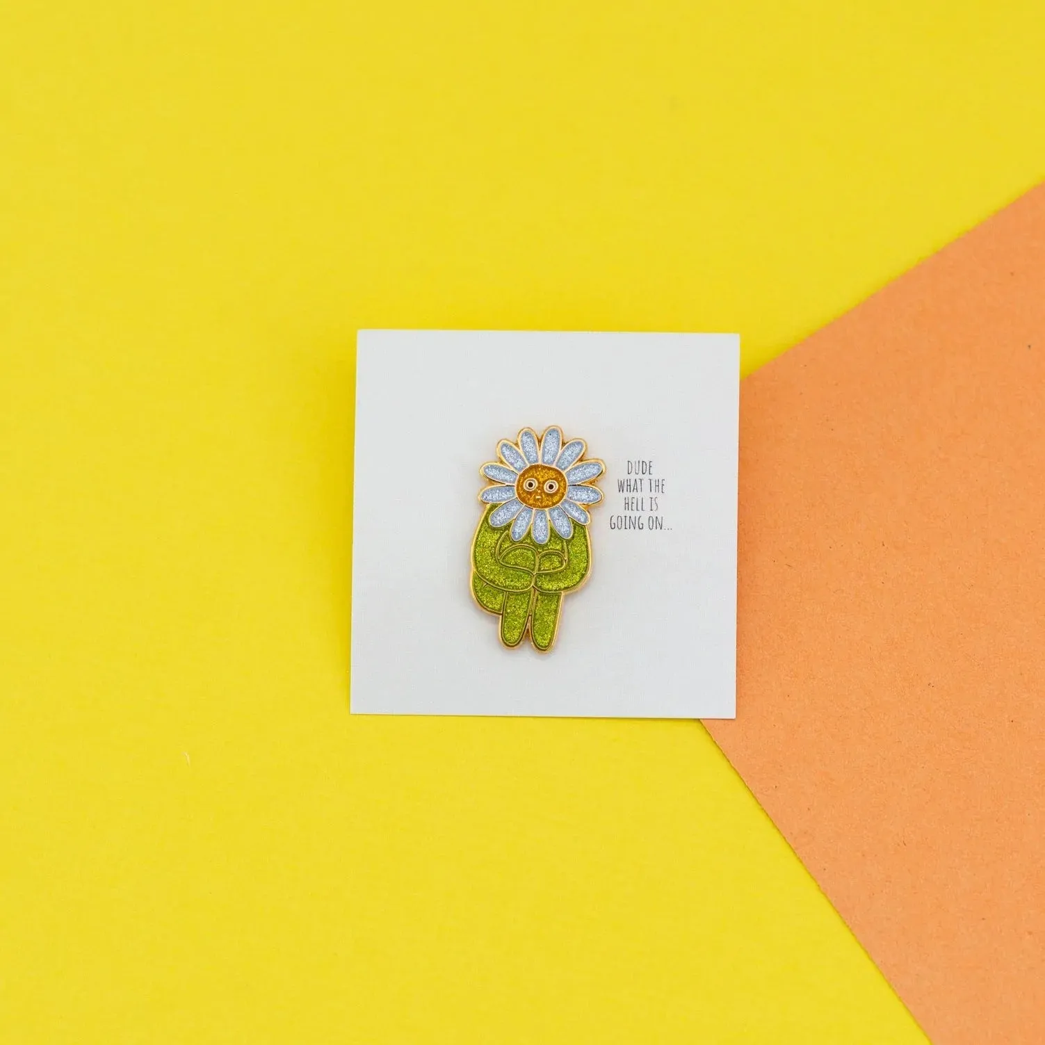 Flower Boy Enamel Pin