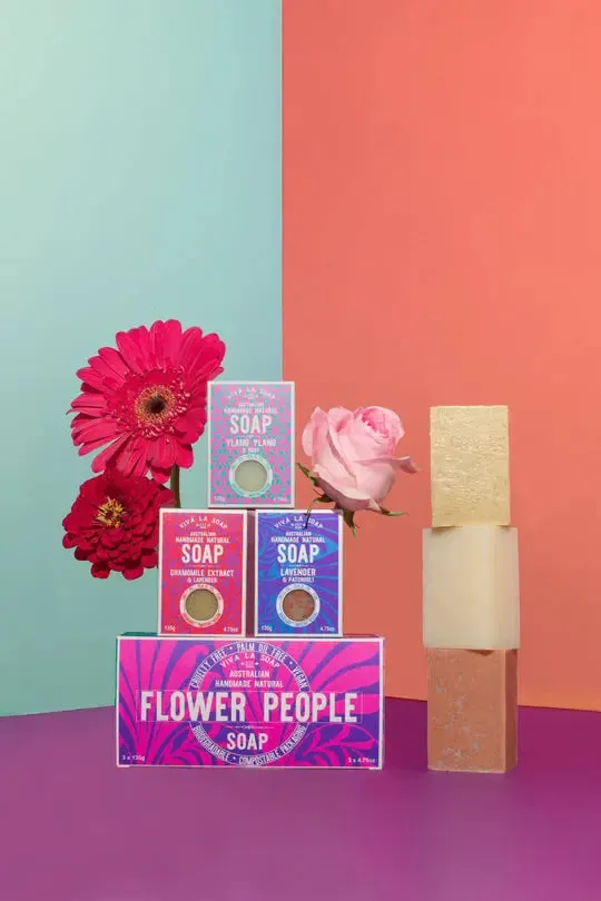 Flower People Natural Soap Gift Box