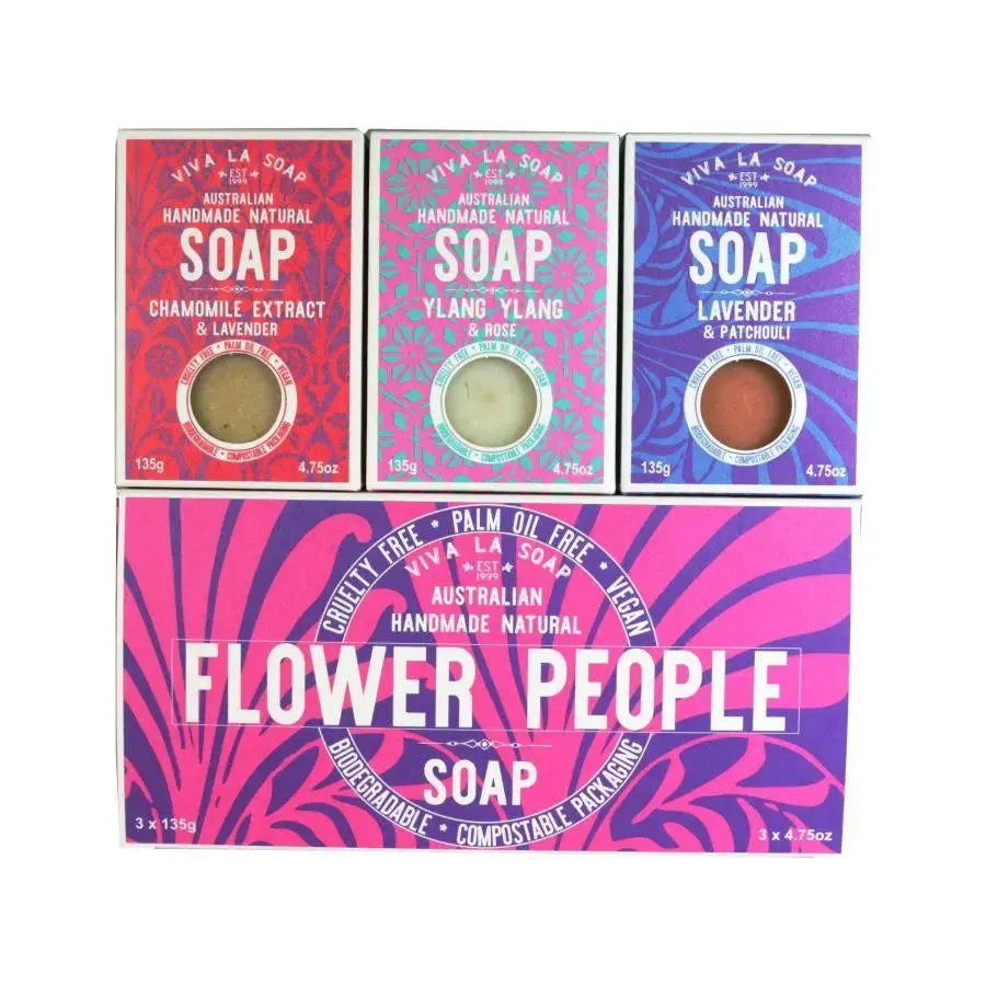 Flower People Natural Soap Gift Box