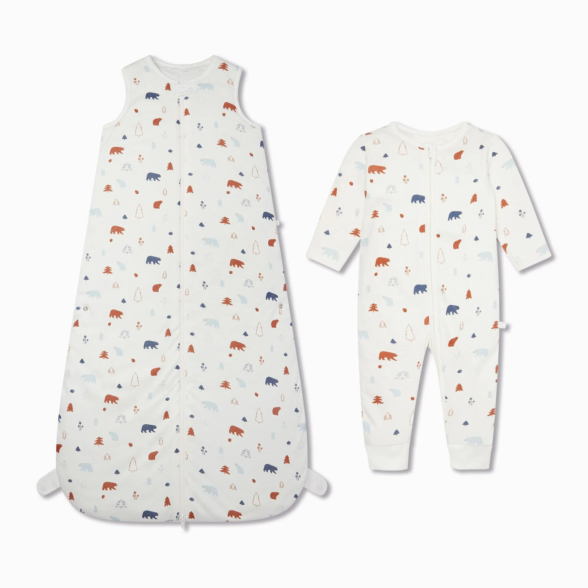 Forest Bear Front Opening Bedtime Set 2.5 TOG