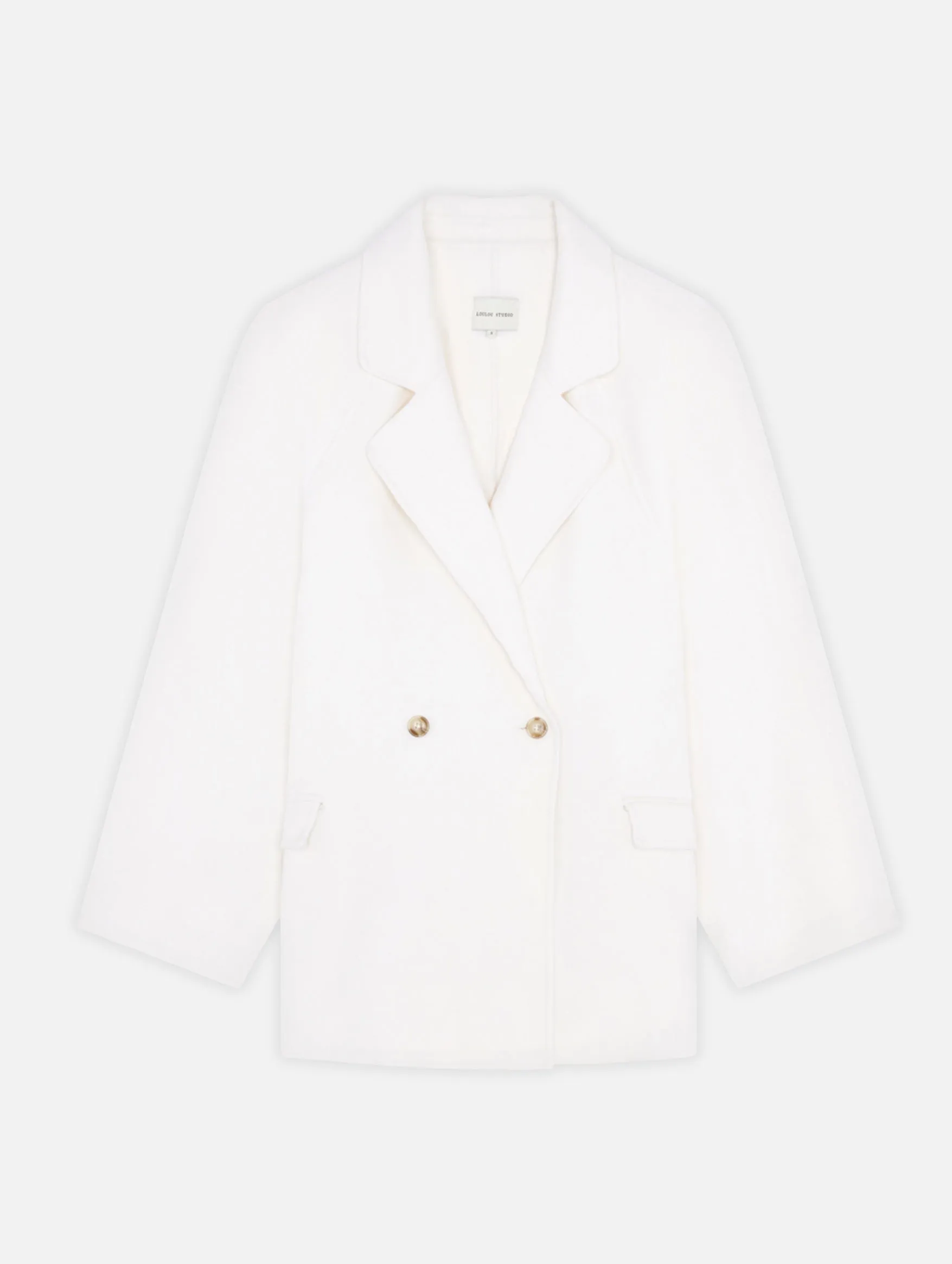 Gary Short Coat in Ivory