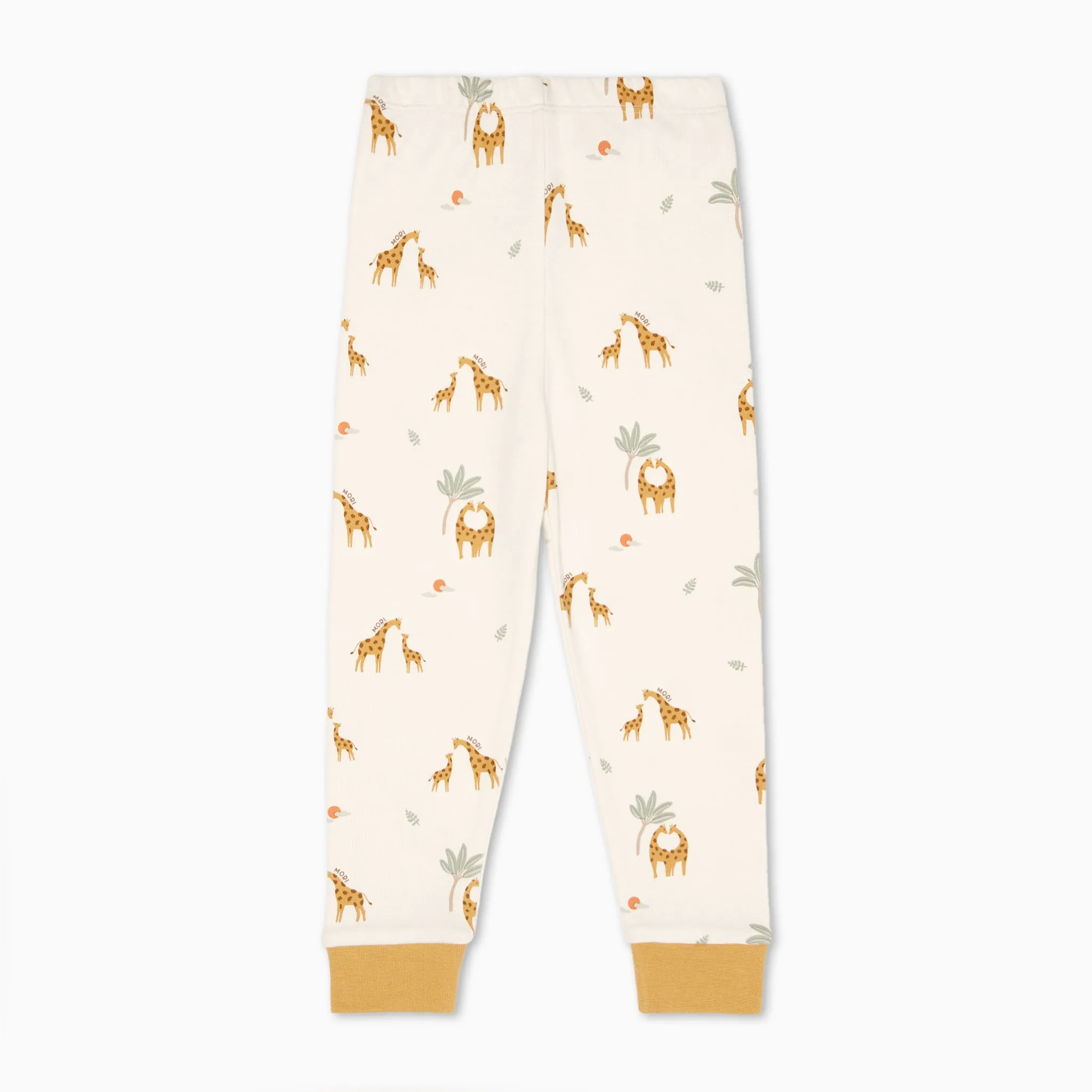 Giraffe Print Pajama Set