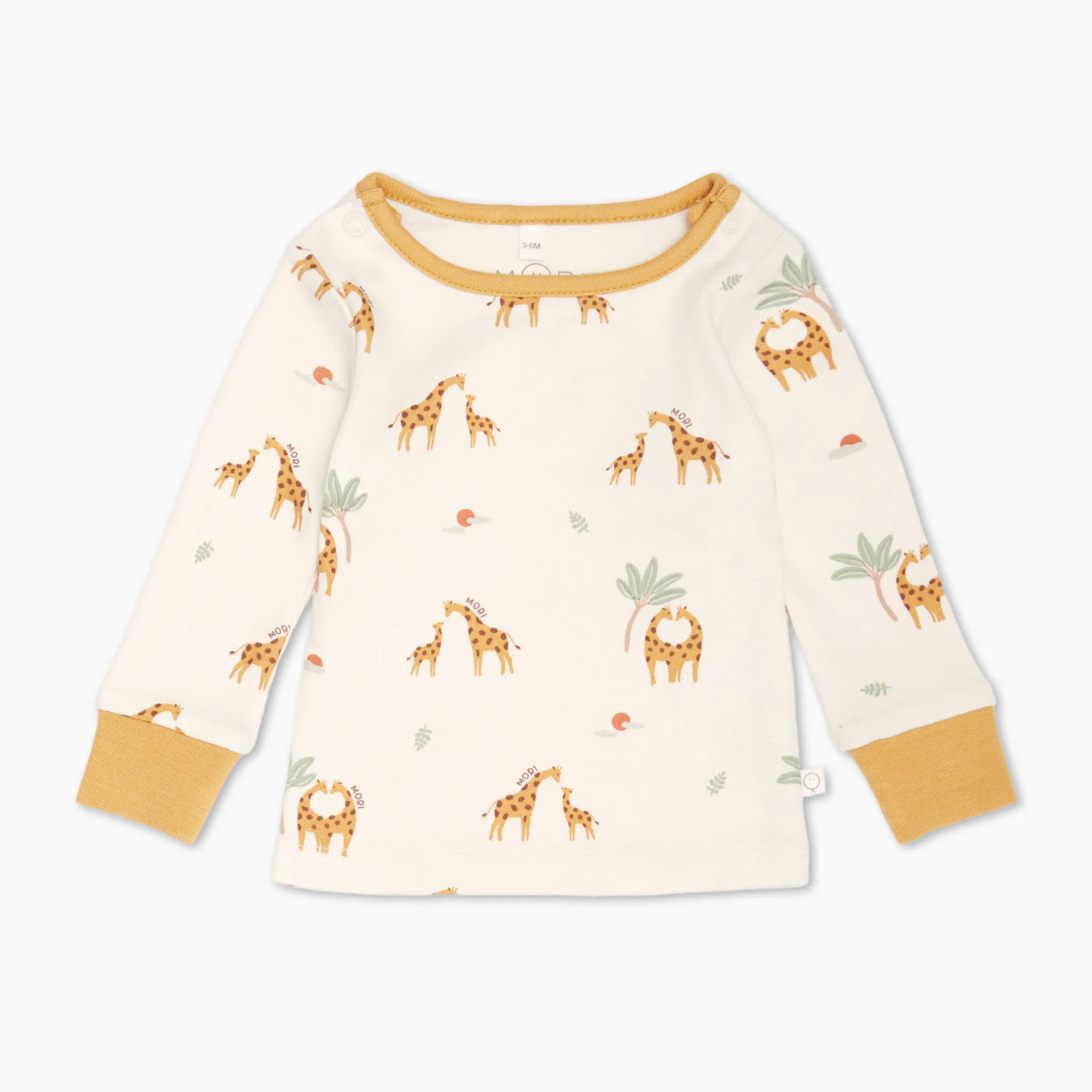 Giraffe Print Pajama Set