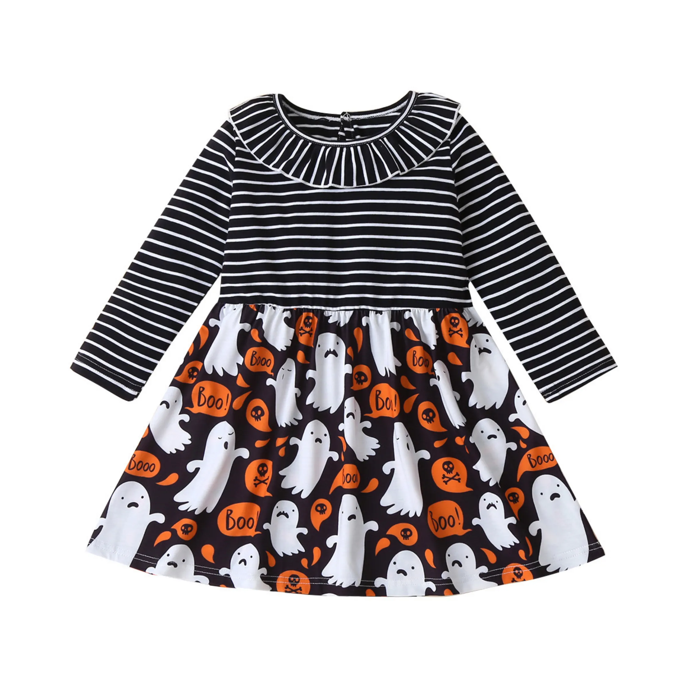 Girls Cute Ghost Boo Dress